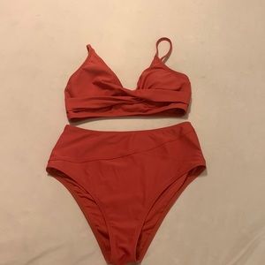 Cupshe Twist high waist bikini